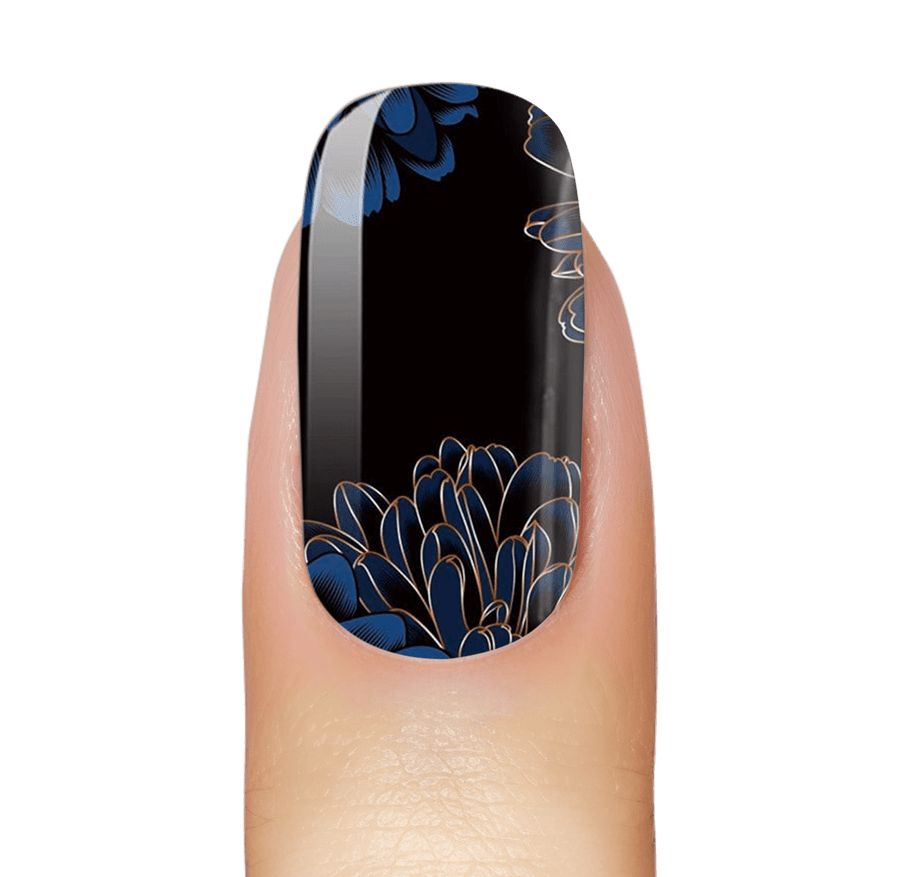Navy Flower Nights